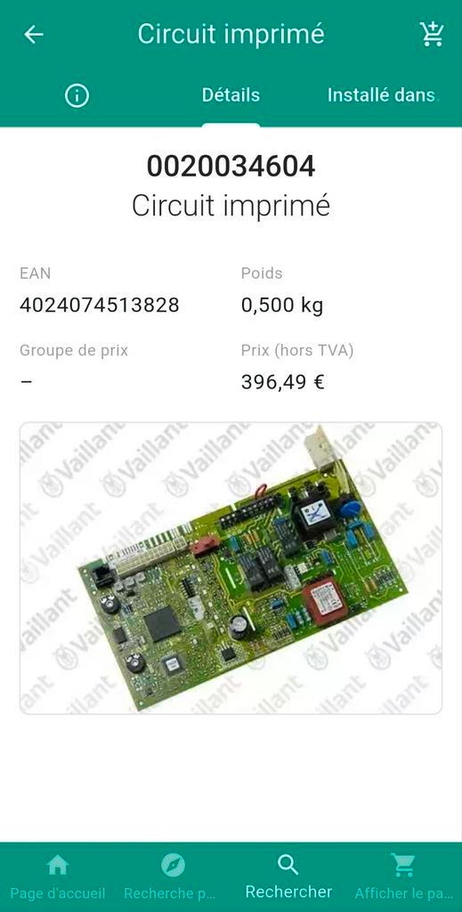 Kaart Vaillant atmoMax / turboMAX (100% nieuw), Verzamelen, Overige Verzamelen, Nieuw, Ophalen of Verzenden