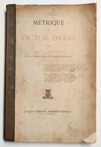 Métrique de Victor Hugo. 1896, Liège., Antiek en Kunst, Antiek | Boeken en Manuscripten, Ophalen of Verzenden