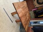 Eettafel 140x140cm, Huis en Inrichting, Ophalen, Gebruikt, Vierkant, Vijf personen of meer
