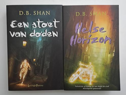 Een stoet van doden + Helse horizon – D. B. Shan, Boeken, Fantasy, Gelezen, Ophalen of Verzenden