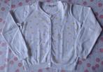 Witte cardigan met gele hartjes maat 128, Enfants & Bébés, Vêtements enfant | Taille 128, Enlèvement ou Envoi, Comme neuf, Bel & Bo