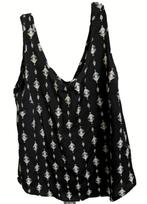 Tops en T-shirts, zwart Maat: 38/M Materiaal: 100% compo, Maat 38/40 (M), Zwart, Ophalen of Verzenden, Zo goed als nieuw