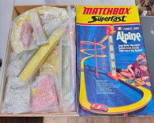 Matchbox Superfast Alpine Track Set 900 - 1973 Boxed Rare, Verzamelen, Speelgoed, Ophalen of Verzenden