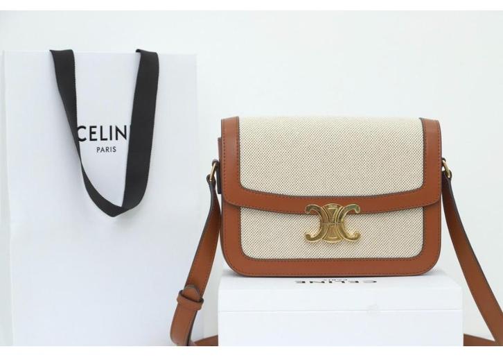 Handtas Celine, Handtassen en Accessoires, Tassen | Damestassen, Zo goed als nieuw, Handtas, Beige, Verzenden