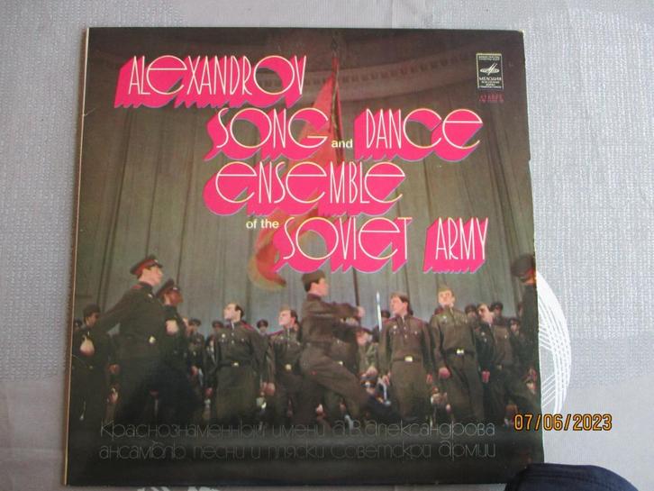 LP Alexandrov Song & Dance Ensemble Soviet Army, Verzamelen, Muziek, Artiesten en Beroemdheden, Zo goed als nieuw, Cd of Plaat