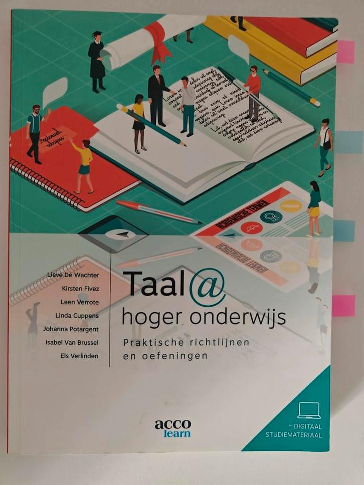 Taal @ Hoger onderwijs - Lieve De Wachter - 2020, Boeken, Overige Boeken, Gelezen, Ophalen of Verzenden