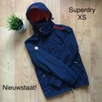 Donkerblauwe winterjas SUPERDRY maat XS, Kleding | Heren, Jassen | Winter, Ophalen, Blauw, SuperDry, Zo goed als nieuw