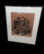 Hollandse Nieuwe George Noteboom 1906-1987 houtsnede, Antiek en Kunst, Kunst | Etsen en Gravures, Ophalen