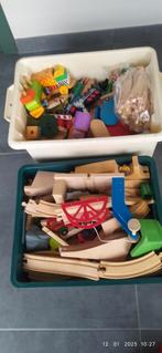 Houten treinbaan, Kinderen en Baby's, Ophalen of Verzenden, Zo goed als nieuw