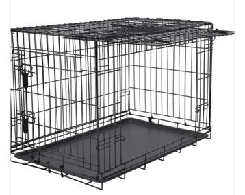 Hondenbench 91x58 x 66 - kleur: zwart, Enlèvement, Utilisé