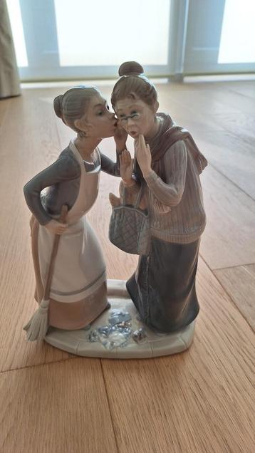 Origineel Lladro beeld "The Gossips" – zeldzaam collectors i beschikbaar voor biedingen