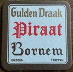 DUBBEL TRIPPEL/GULDEN DRAAK/PIRAAT/Bornem/bierviltje, Verzamelen, Ophalen of Verzenden, Zo goed als nieuw, Viltje(s), Overige merken