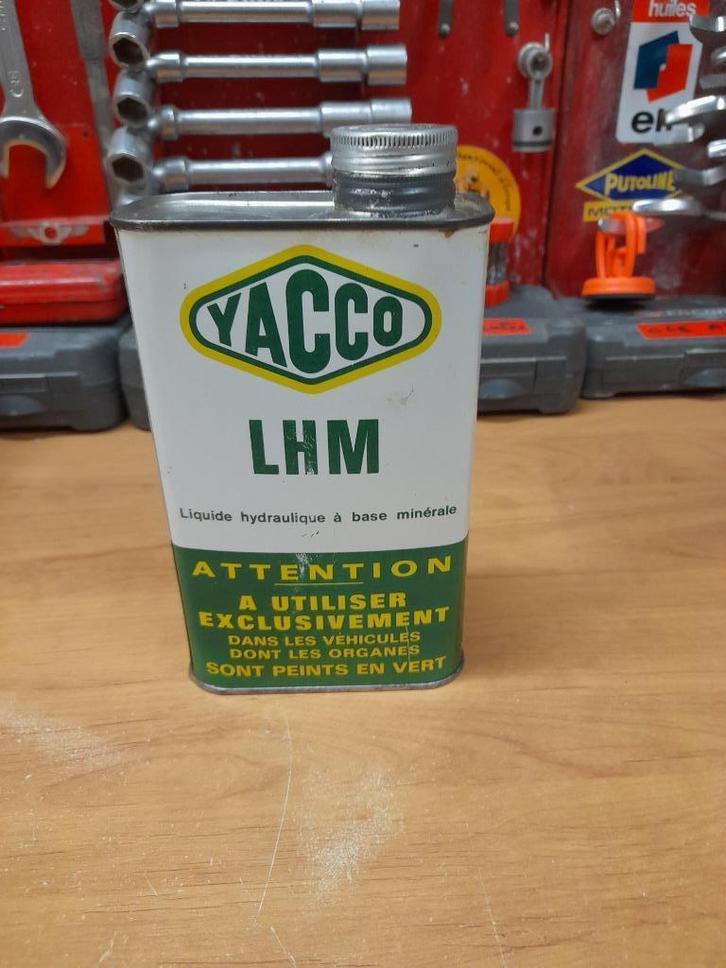 Oude lege tabak lhm 1 liter oliekan, Verzamelen, Merken en Reclamevoorwerpen, Gebruikt, Overige typen, Verzenden