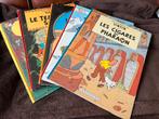 Lot 5 Tintin strips in het Frans, Gelezen, Ophalen of Verzenden, Meerdere stripboeken, Hergé
