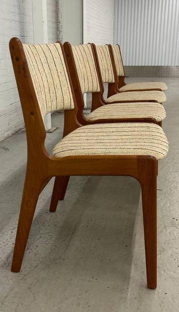 Vintage stoelen Erik Buch model 89 Anderstup beschikbaar voor biedingen