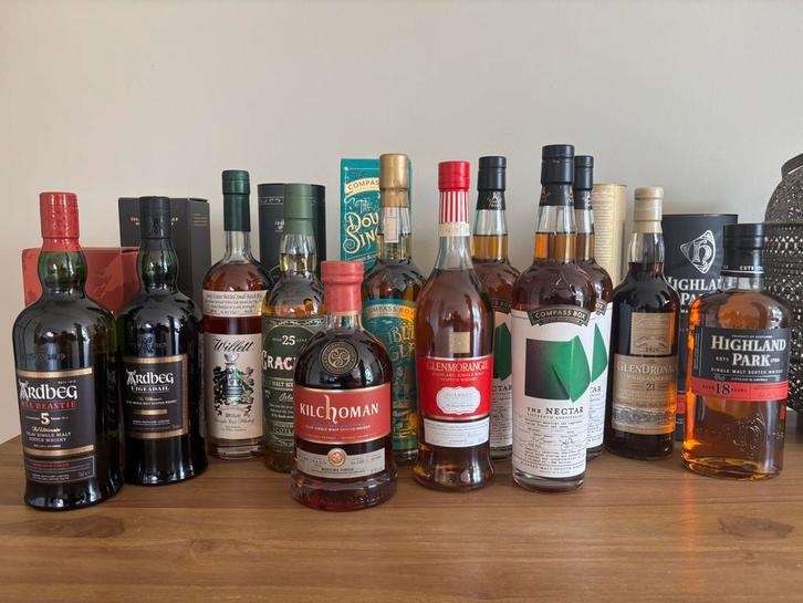 Whisky collectie, Verzamelen, Wijnen, Nieuw, Overige typen, Overige gebieden, Vol, Ophalen