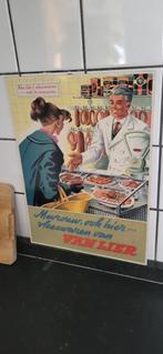 Vleeswaren Van Lier oud Reclamebord, Ophalen of Verzenden, Zo goed als nieuw, Reclamebord