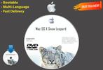 Installeer Mac OS X Snow Leopard 10.6.3 via DVD!! OSX macOS, Nieuw, MacOS, Verzenden