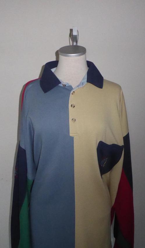 Kleurrijke trui heren " Statelife " XL, Kleding | Heren, Truien en Vesten, Zo goed als nieuw, Rood, Ophalen of Verzenden
