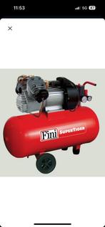 Compresseur Fini double piston 50 litres, Bricolage & Construction, Compresseurs, Enlèvement, Comme neuf