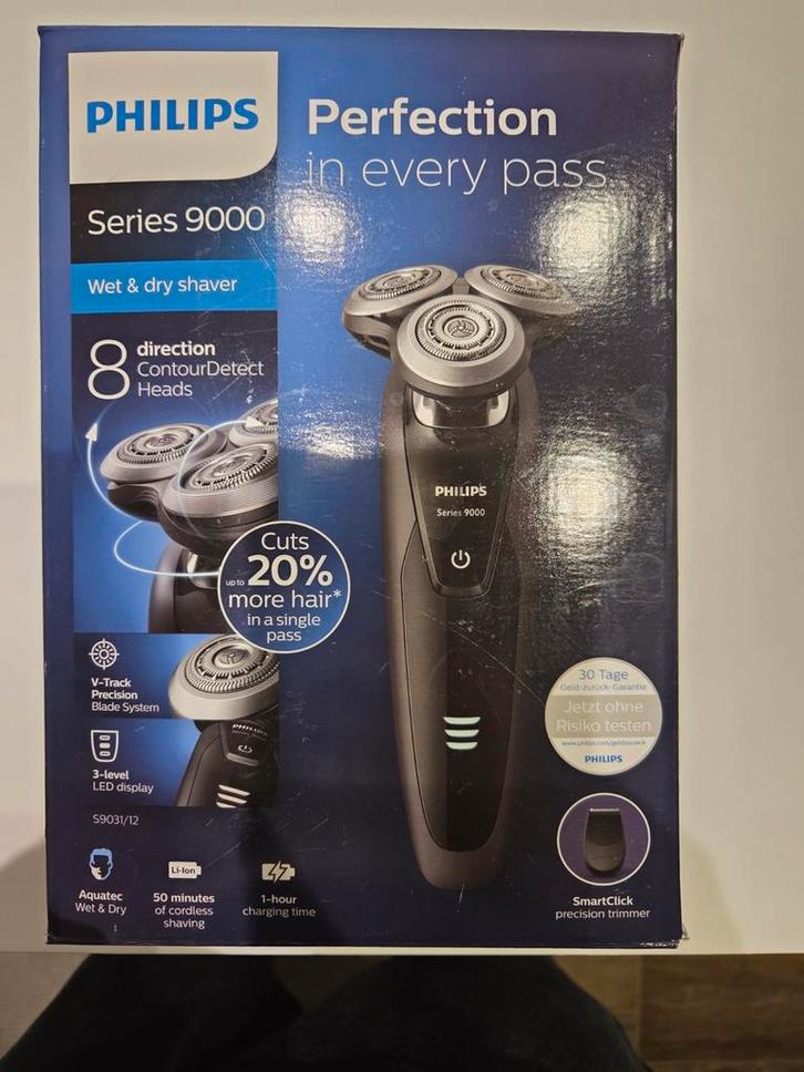 Philips SHAVER Series 9000, Elektronische apparatuur, Persoonlijke Verzorgingsapparatuur, Zo goed als nieuw, Scheren en Epileren