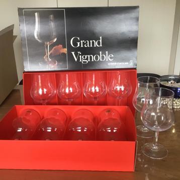 13 grote wijn glazen (cristal d.Arques ) beschikbaar voor biedingen