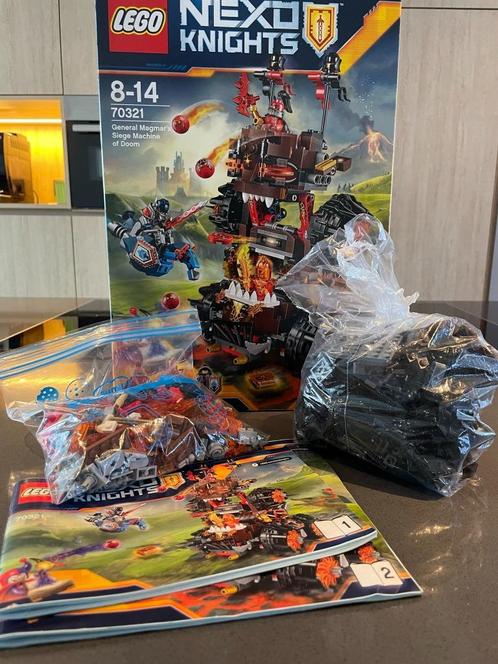 LEGO NEXO KNIGHTS - 70321 - General Magmar's Siege Machine, Enfants & Bébés, Jouets | Duplo & Lego, Comme neuf, Lego, Ensemble complet