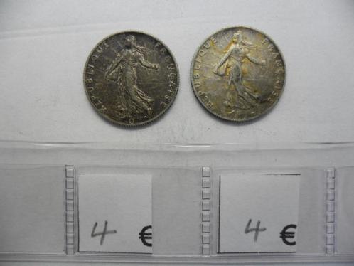 Zilveren munt 50 centimes 1913 Frankrijk om uit te kiezen!, Postzegels en Munten, Munten | Europa | Niet-Euromunten, Losse munt
