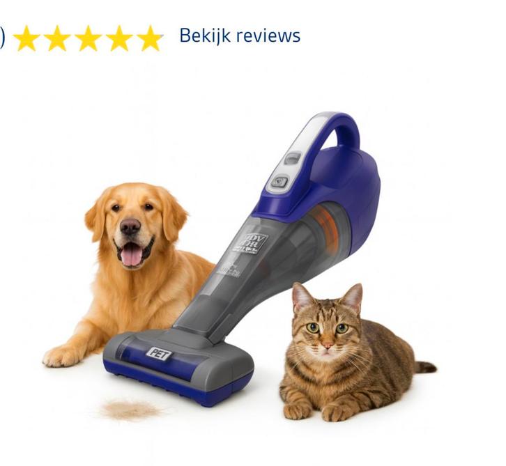 Black en decker kruimeldief, Electroménager, Aspirateurs, Utilisé, Aspirateur de table, Enlèvement ou Envoi