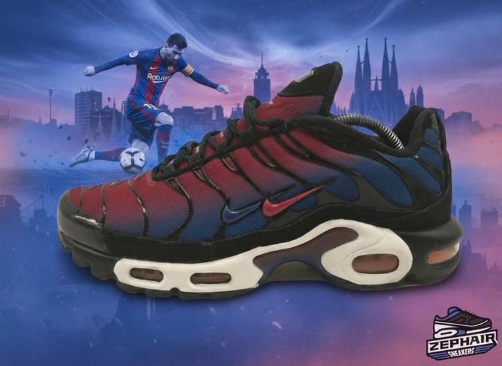 Nike Air Max Plus TN x Patta 'FC Barcelona' EU43 2023, Kleding | Heren, Schoenen, Gedragen, Sneakers, Zwart, Ophalen of Verzenden