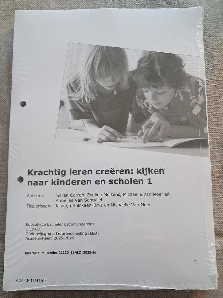 Cursussen lerarenopleiding, Boeken, Studieboeken en Cursussen, Nieuw, Hoger Onderwijs, Ophalen