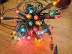 Vintage kerstverlichting 35 lampjes 5 kleuren + 2 reserve, Enlèvement ou Envoi, Comme neuf