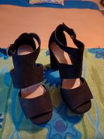 Zwarte schoenen met hak maat 38, H&M, Zwart, Ophalen of Verzenden, Zo goed als nieuw