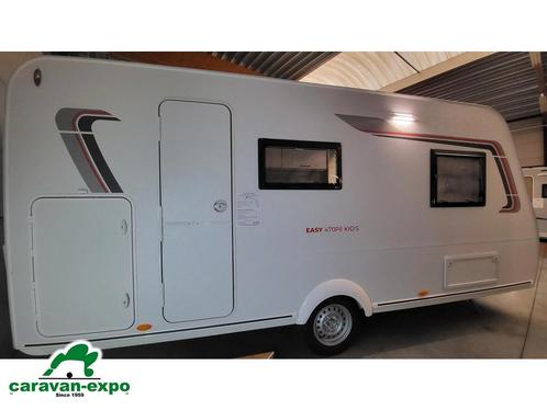 STERCKEMAN EASY 470PE, Caravans en Kamperen, Caravans, Bedrijf, tot en met 6, 750 - 1000 kg, Sterckeman, 5 tot 6 meter