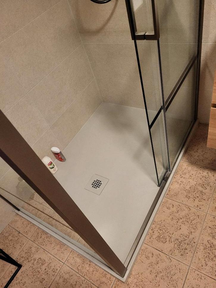 Douchebak 120x90 - Composietmarmer - Zijdegrijs, Doe-het-zelf en Bouw, Sanitair, Nieuw, Douche, Ophalen