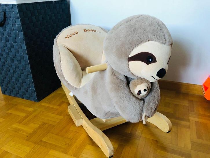 schommelpaard luiaard, Kinderen en Baby's, Speelgoed | Hobbelfiguren, Ophalen of Verzenden