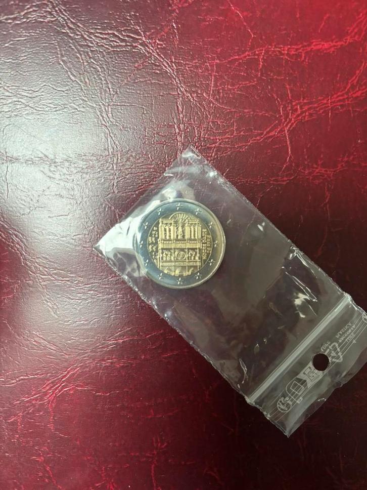 2€ Frankrijk (FDC) Notre Dame de Paris 2025, Postzegels en Munten, Munten | Europa | Euromunten, 2 euro, Frankrijk, Ophalen of Verzenden