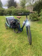 Electric Damesfiets merk Granville met fietskar merk thule💯, Fietsen en Brommers, Fietsen | Dames | Sportfietsen en Toerfietsen