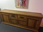Houten dressoir en tv meubel, Ophalen, Gebruikt, 200 cm of meer, Metaal