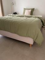 Boxspring Kave Home 160 cm, Huis en Inrichting, Ophalen, Kave Home, Tweepersoons, Zo goed als nieuw