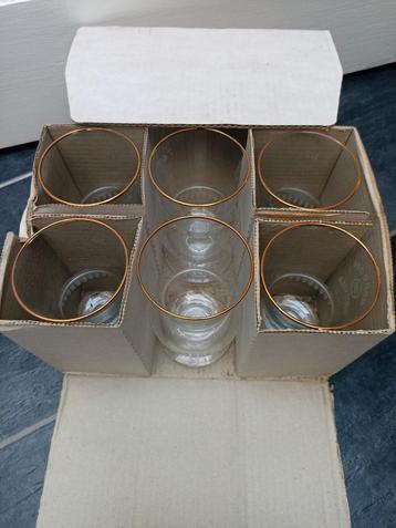 6 verres Gordon 