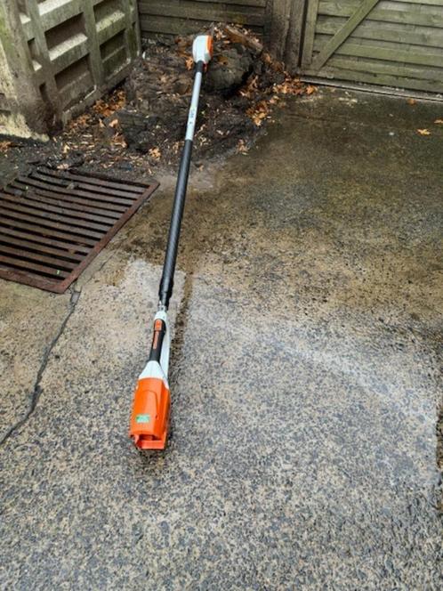 Stihl accuhoogsnoeier HTA85 30cm, Tuin en Terras, Hand-tuingereedschap, Gebruikt, Overige soorten, Ophalen