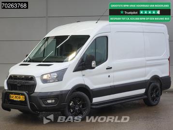 Ford Transit 130pk L2H2 Nieuw! Black Edition Trekhaak Airco, Autos, Neuf, 2095 kg, Achat, Euro 6