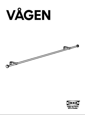 110 - 210 cm telescopische gordijnroede Scandinavisch design beschikbaar voor biedingen