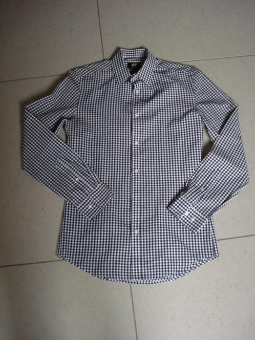 H&M hemd, heren/jongens. mt XS, Kleding | Heren, Overhemden, Zo goed als nieuw, Ophalen of Verzenden