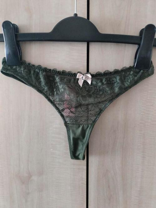 String, Kleding | Dames, Ondergoed en Lingerie, String, Groen, Verzenden