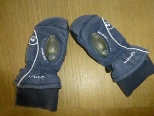 blauwe ski handschoenen Quechua maat +/- 98 - 116, Sport en Fitness, Skiën en Langlaufen, Gebruikt, Kleding, Ski, Ophalen of Verzenden