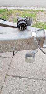 Aanhangwagen Dubbel as ongeremd 750 kg aluminiu, Ophalen, Zo goed als nieuw