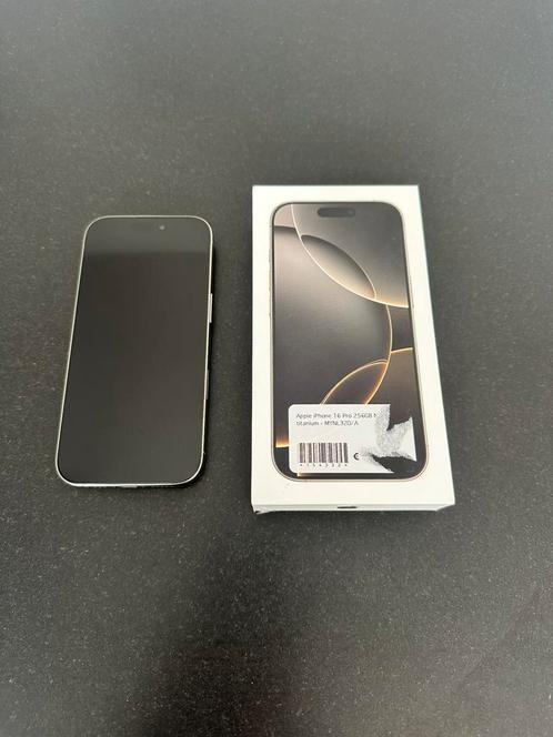 Iphone 16 pro 256GB titanium, Telecommunicatie, Mobiele telefoons | Apple iPhone, Zo goed als nieuw, 256 GB, Zonder abonnement