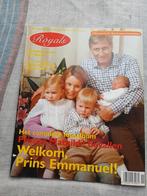 Tijdschrift Royals, geboorte prins Emmanuel, 2005, Boeken, Ophalen of Verzenden, Zo goed als nieuw